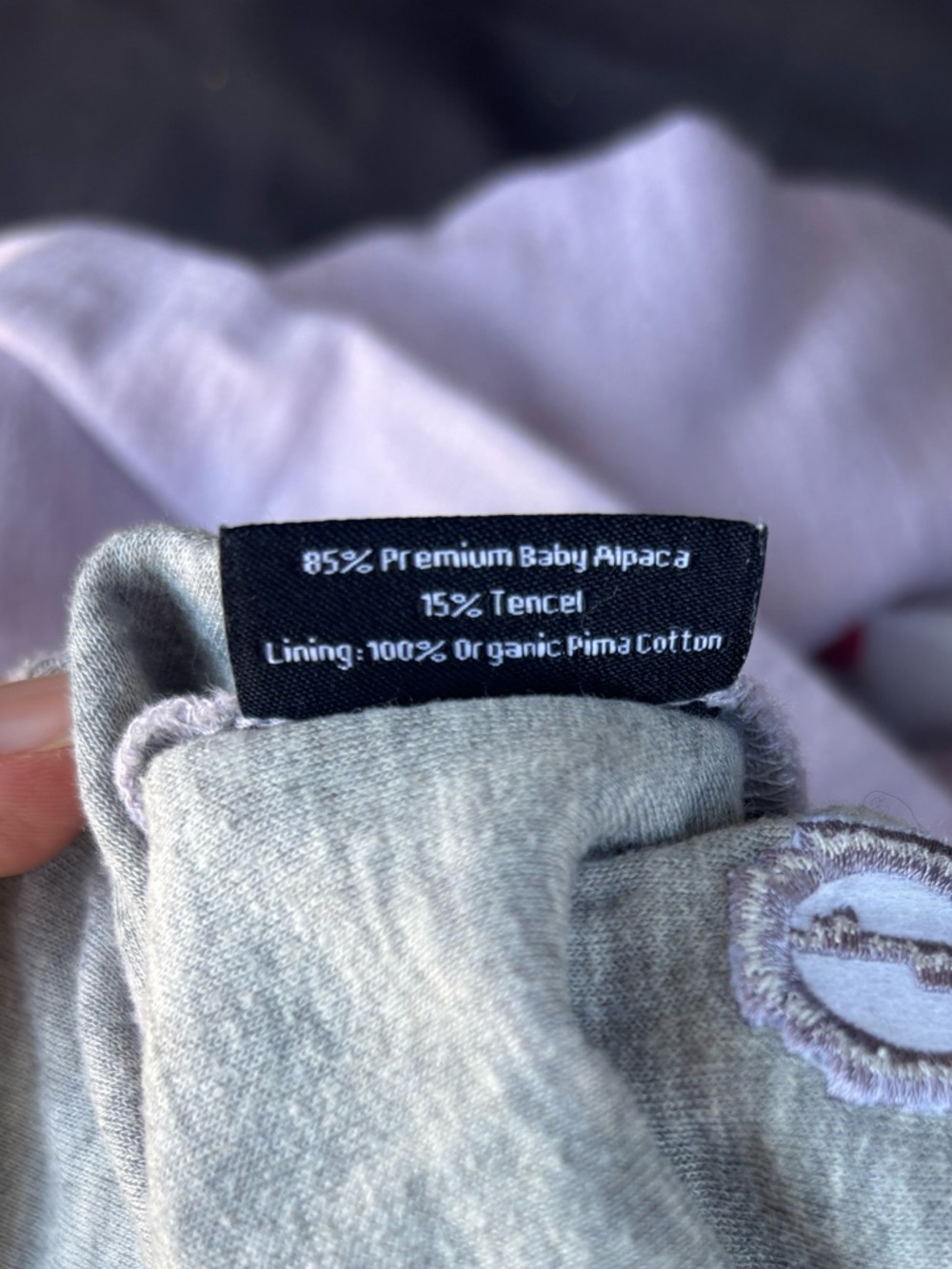 PAKA Lilac Pullover Hoodie - Picture 4 of 4